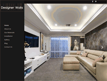 Tablet Screenshot of designerwalls.com.au